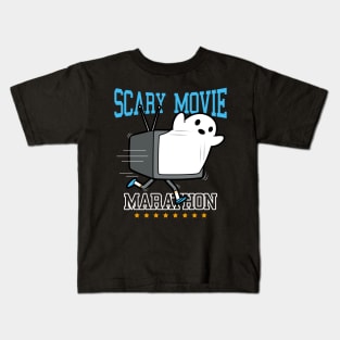 Scary Movie Marathon Kids T-Shirt